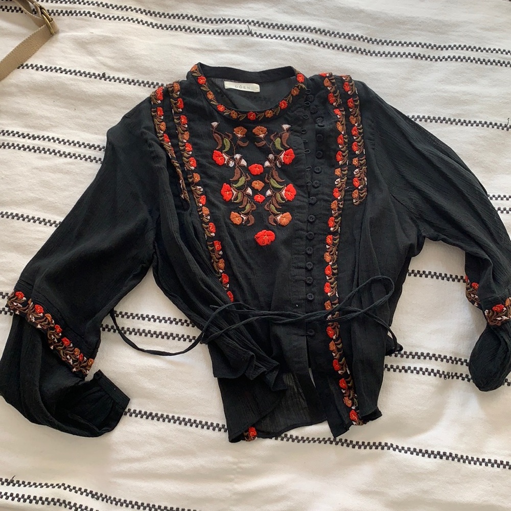 Doen blouse size xs 100% Colton